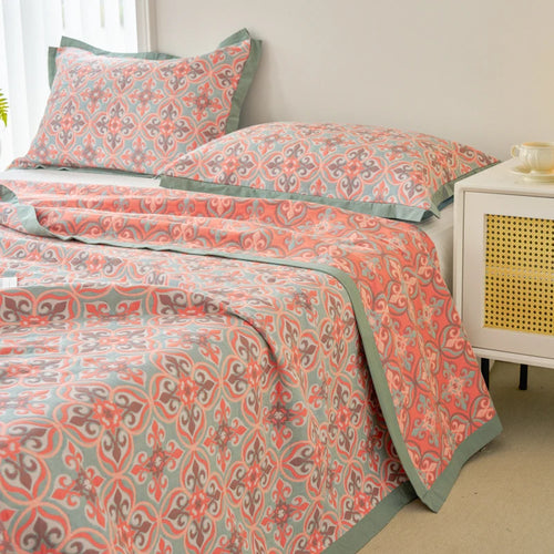 Vintage Triple-Layer Cotton Gauze Blanket