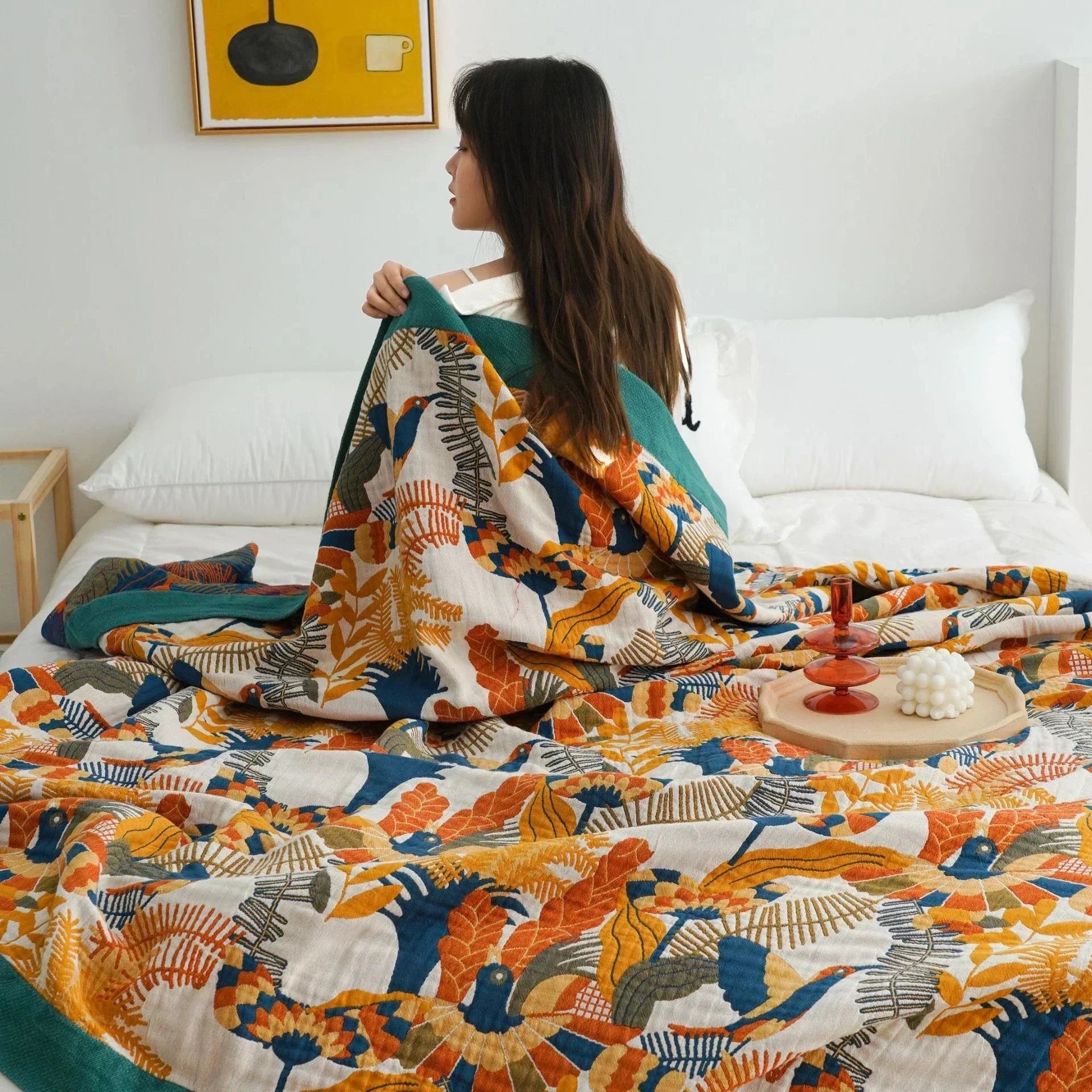 Boho Inspired Cotton Throw